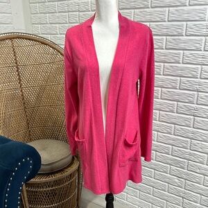 Zenana Outfitters Pink Cardigan Sweater